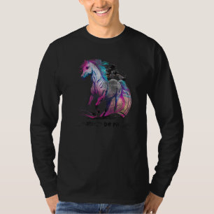 Ich würde lieber reiten, Pferd Reitsport Reiter T-Shirt