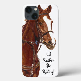 Ich würde lieber reiten! Pferdekiste Case-Mate iPhone Hülle