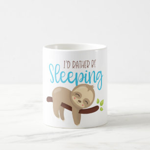 Ich würde lieber schlafen Baby Faultier Kaffeetasse