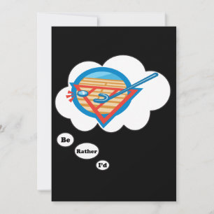 Ich würde lieber Shuffleboard spielen Einladung