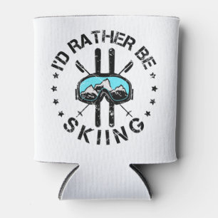 Ich würde lieber Ski fahren Dosenkühler