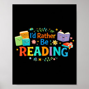 Ich würde lustige bücherliebende coole lehrerin le poster