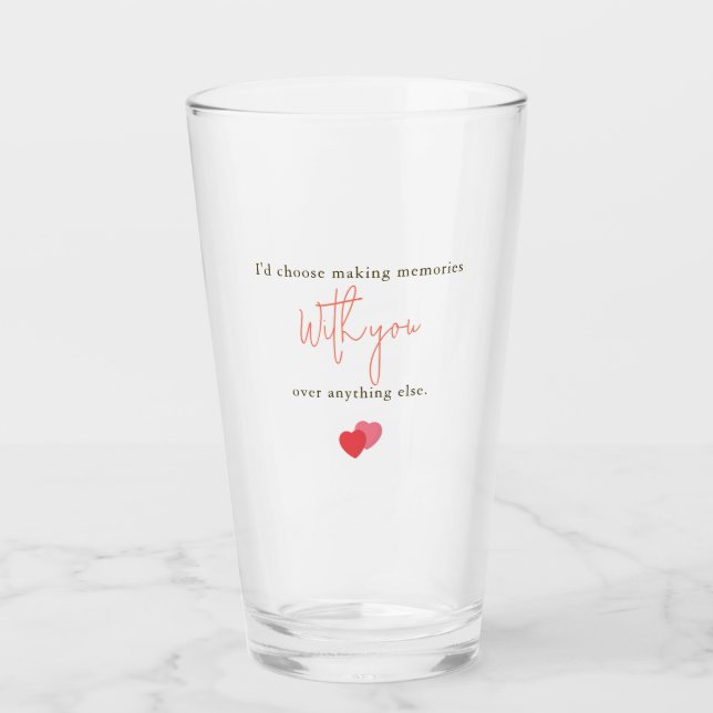 Ich würde mich dafür entscheiden, Erinnerungen mit Glas (Vorderseite)