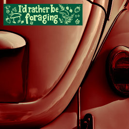 ICH WÜRDE Mushrooms Berries Pflanze FANGEN Autoaufkleber