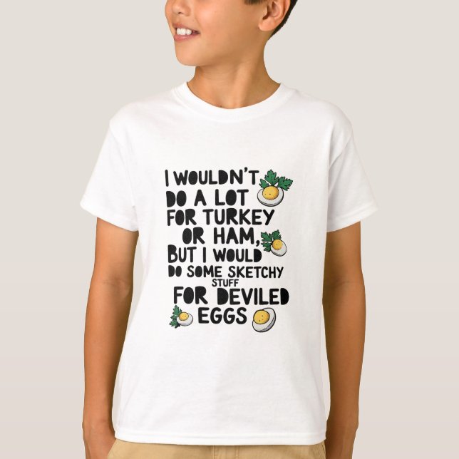 Ich würde nicht viel für Truthahn oder Schinken tu T-Shirt (Vorderseite)
