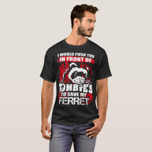 Ich würde Sie vorder von den Zombies drücken, um T-Shirt