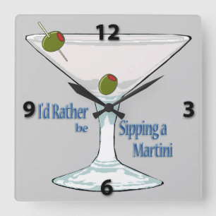 Ich würde vielmehr an einer Uhr Martinis
