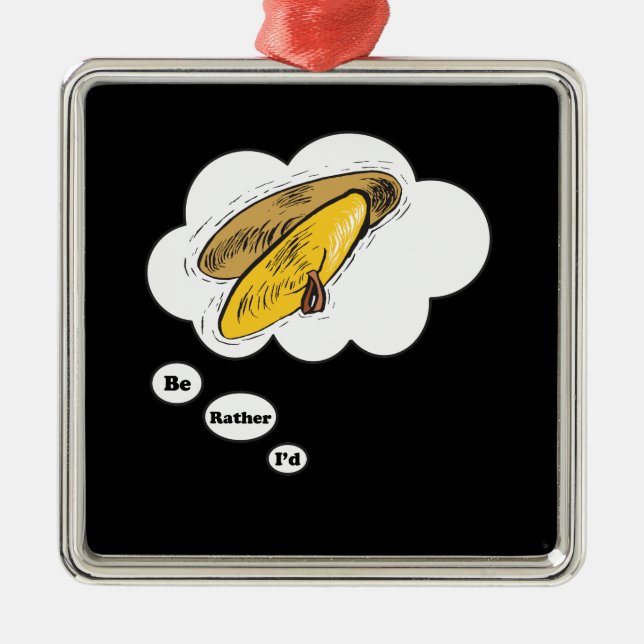 ich würde vielmehr Becken spielen Ornament Aus Metall (Vorne)