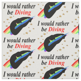 ICH WÜRDE VIELMEHR DIVING MIRL DESIGN STOFF