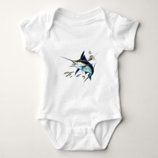 Ich würde vielmehr fischen! baby strampler