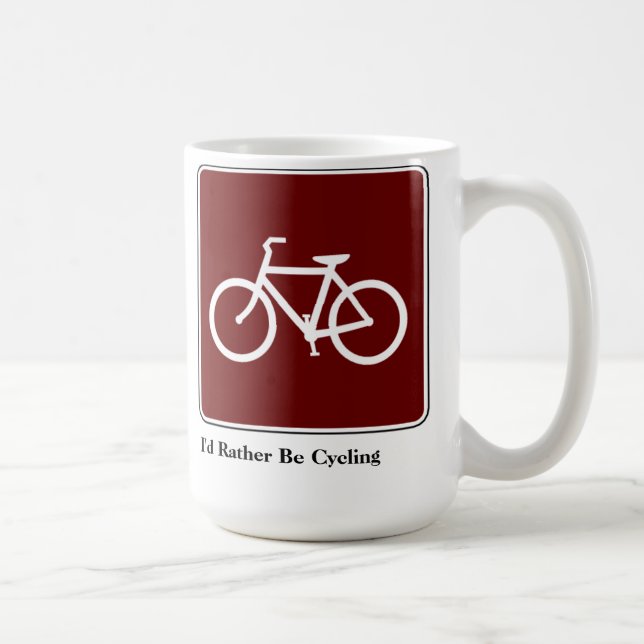 Ich würde vielmehr Kaffee-Tasse radfahren Tasse (Rechts)