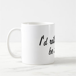 Ich würde vielmehr Kaffee-Tasse segeln Tasse