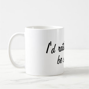 Ich würde vielmehr Kaffee-Tasse segeln Tasse