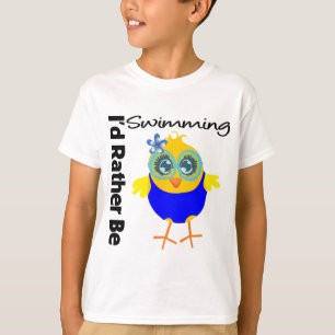 Ich würde vielmehr Küken schwimmen T-Shirt