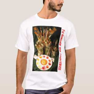 Ich würde vielmehr malen! T-Shirt
