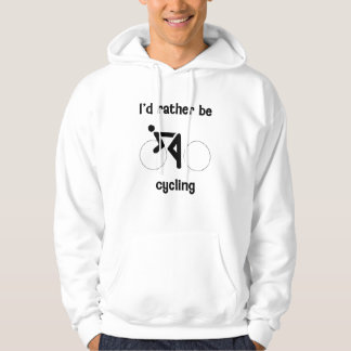 Ich würde vielmehr radfahren hoodie