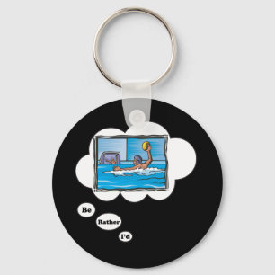 Ich würde vielmehr Wasserball 3 spielen Schlüsselanhänger