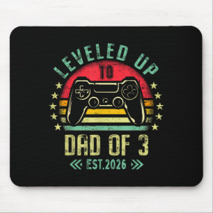 Ich wurde zum Vater von 3 befördert 2026 Zum Vater Mousepad