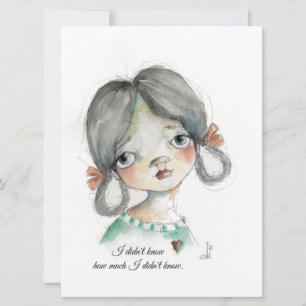 Ich wusste es nicht - flache Karte