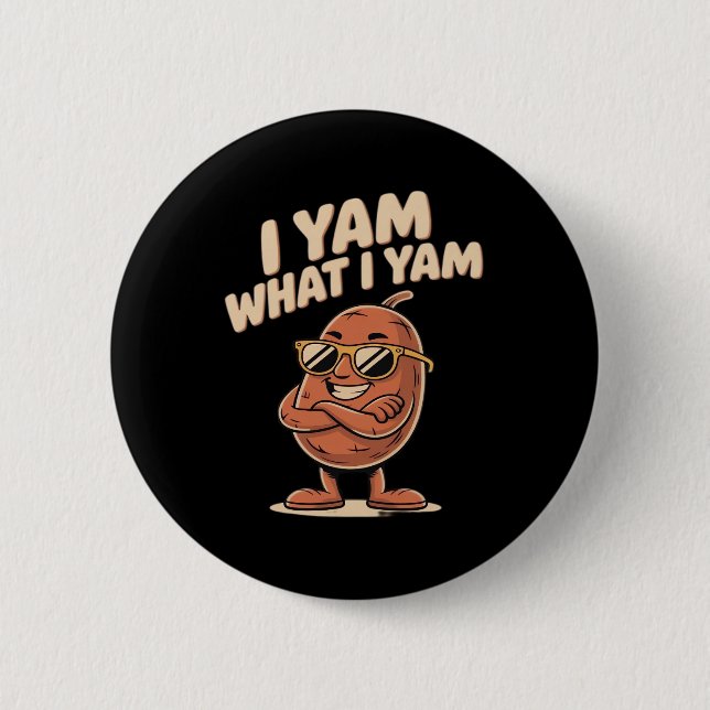 Ich Yam, was ich für ein klassisches Angebot halte Button (Vorderseite)