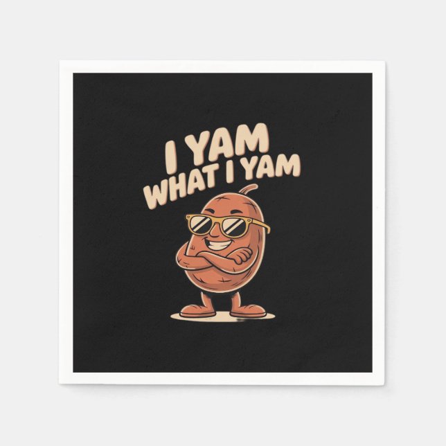 Ich Yam, was ich für ein klassisches Angebot halte Serviette (Vorderseite)