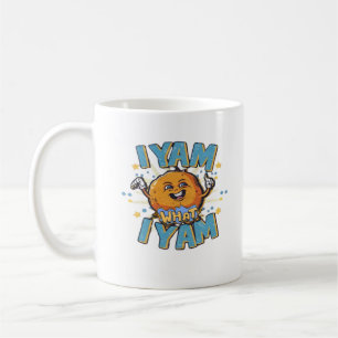 Ich Yam, was ich klassisches Design für Erntedank Kaffeetasse