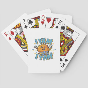 Ich Yam, was ich klassisches Design für Erntedank Spielkarten