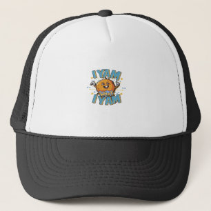 Ich Yam, was ich klassisches Design für Erntedank Truckerkappe