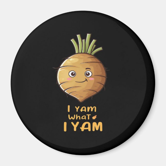Ich Yam, was ich lese Niedlich und gemütlich Autum Magnet (Vorne)