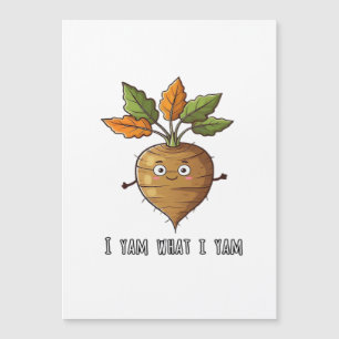 Ich Yam, was ich lese Niedlich und gemütlich Autum Magnetkarte