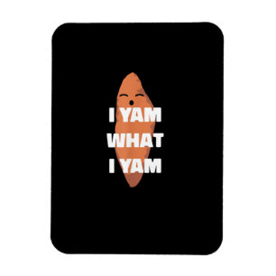 Ich Yam, was ich Yam bin - Tanzen Süßkartoffel als Magnet