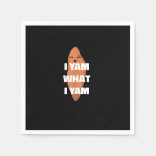 Ich Yam, was ich Yam bin - Tanzen Süßkartoffel als Serviette