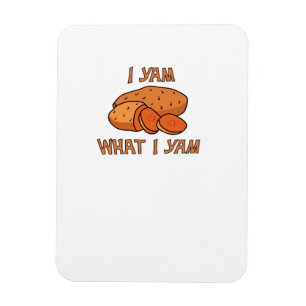 Ich Yam, was ich Yam Classic Funny Basic Magnet