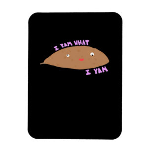 Ich Yam, was ich Yam Classic Trendy Magnet