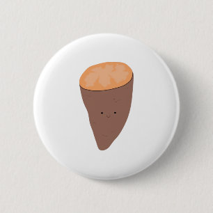 Ich Yam, was ich Yam Classic Trendy Zitat Button