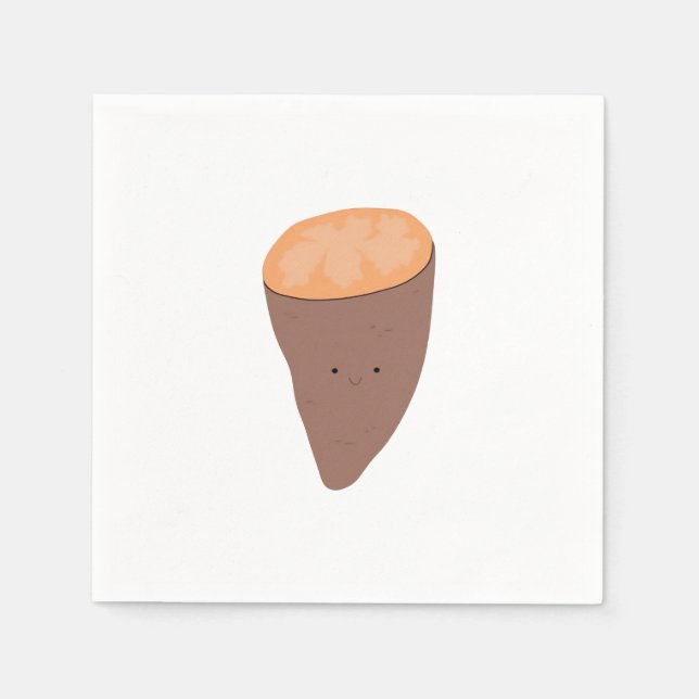 Ich Yam, was ich Yam Classic Trendy Zitat Serviette (Vorderseite)