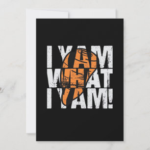 Ich Yam, was ich Yam Funny Zitat Feiertagskarte