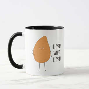 Ich Yam, was ich Yam! Phantastische Yam-Pflanze Tasse