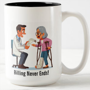 Ich zahle DAS nicht! Zweifarbige Tasse