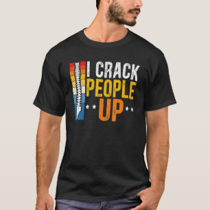 Ich zähle die Leute auf Chiropraktiker Chiroprakti T-Shirt
