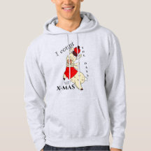 Ich zähle die Tage bis X-MAS Llama Hoodie