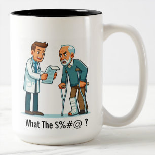 Ich zahle NICHTS dafür! Zweifarbige Tasse