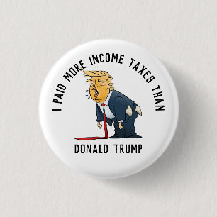 Ich zahlte mehr Einkommensteuern als Donald Trump  Button
