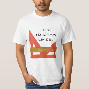Ich Zeichn gerne Lines T - Shirt