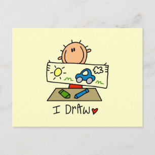 Ich zeichne postkarte
