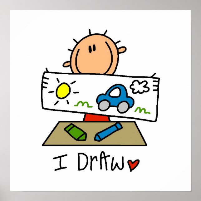 Ich Zeichnete Poster (Vorne)