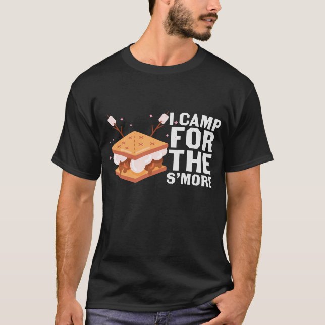 Ich zelte um das sonnigere Camping T-Shirt (Vorderseite)