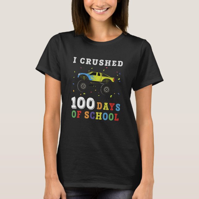 Ich zerbrach 100 Schultage T-Shirt (Vorderseite)