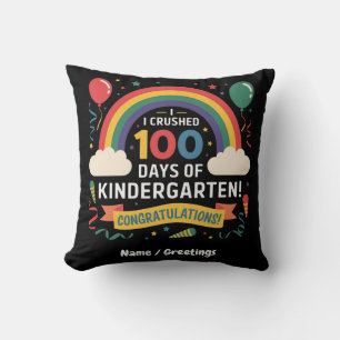 Ich zerbrach 100 Tage Kindergarten individualisier Kissen