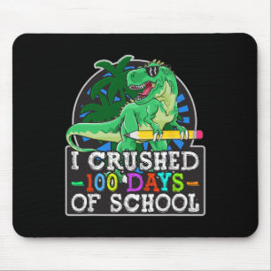 Ich zerbrach 100 Tage Schuljunge Dinosaurier und T Mousepad